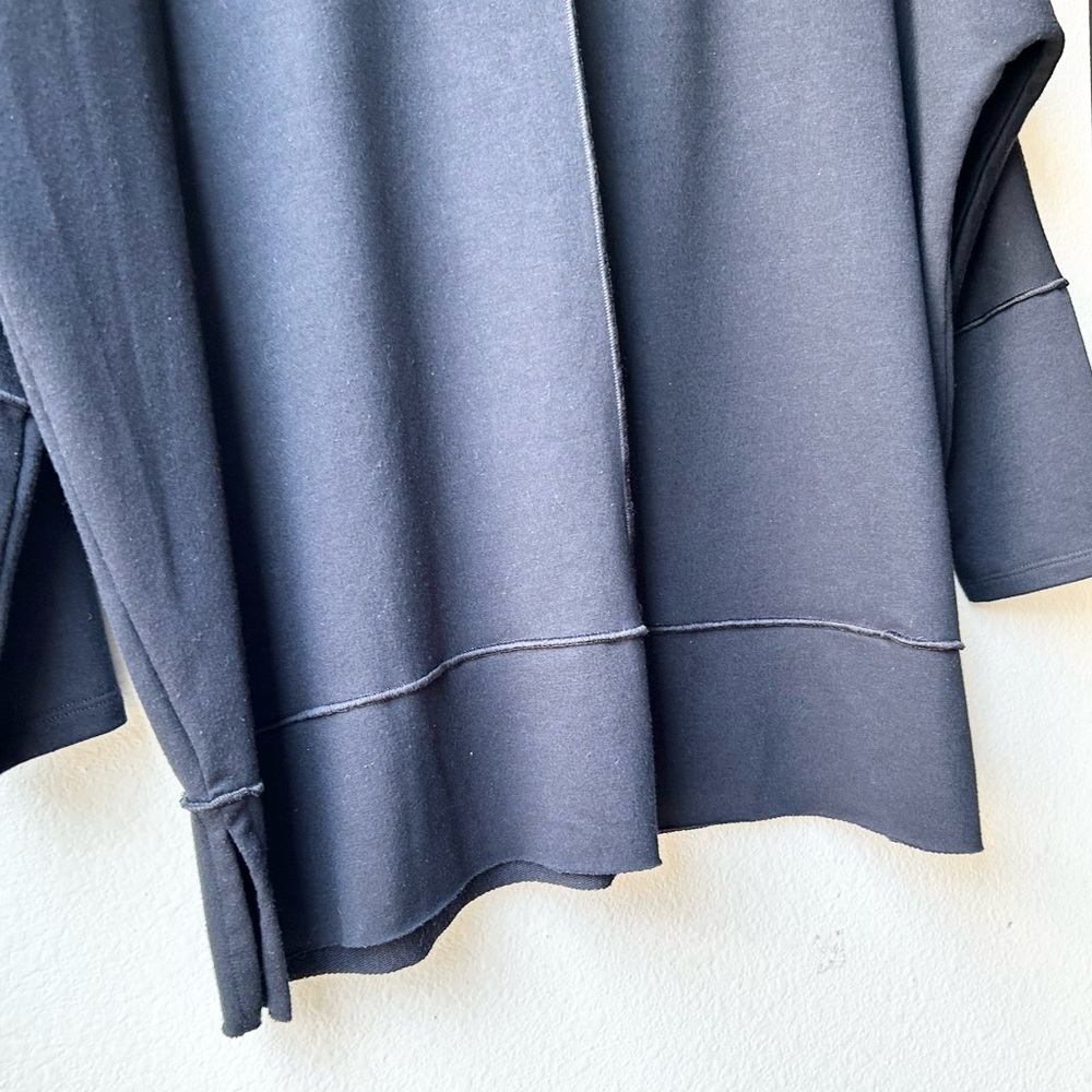SPANX Perfect Length Black Top Dolman 3/4 Sleeve Stretchy Tunic Tee Sz S - Picture 13 of 16